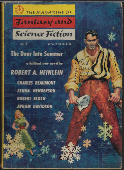 The Magazine of FANTASY AND SCIENCE FICTION (F&SF): October, Oct. 1956 (