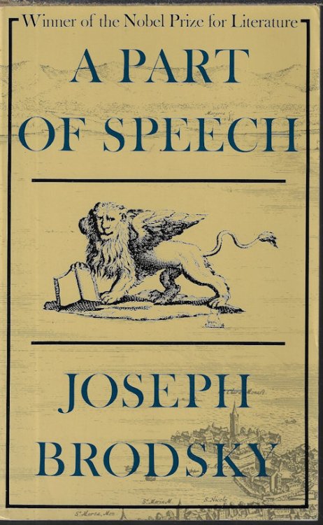 Image for A PART OF SPEECH A PART OF SPEECH