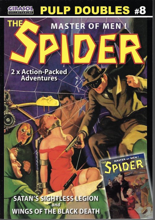 PULP DOUBLES #8: THE SPIDER; Wings of the Black Death & Satan's Sightless Legion