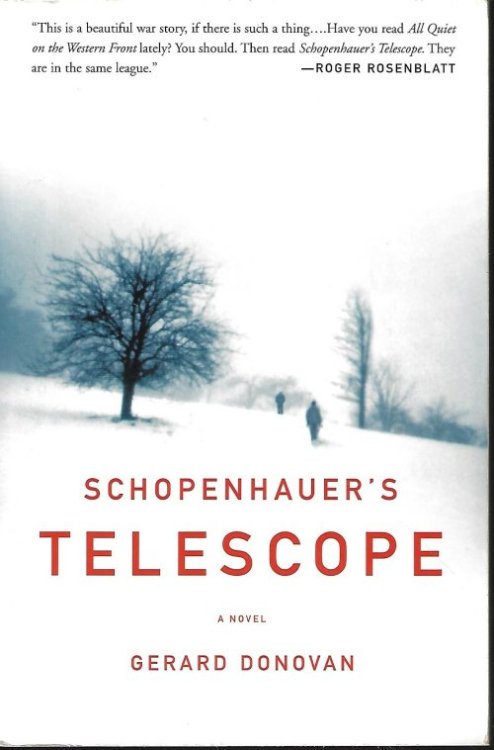 Image for SCHOPENHAUER'S TELESCOPE; A Novel SCHOPENHAUER'S TELESCOPE; A Novel