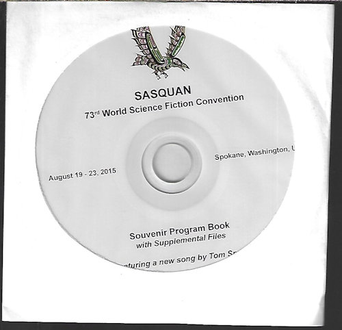 SASQUAN; 73rd World Science Fiction Convention; August, Aug. 19-23, 2015