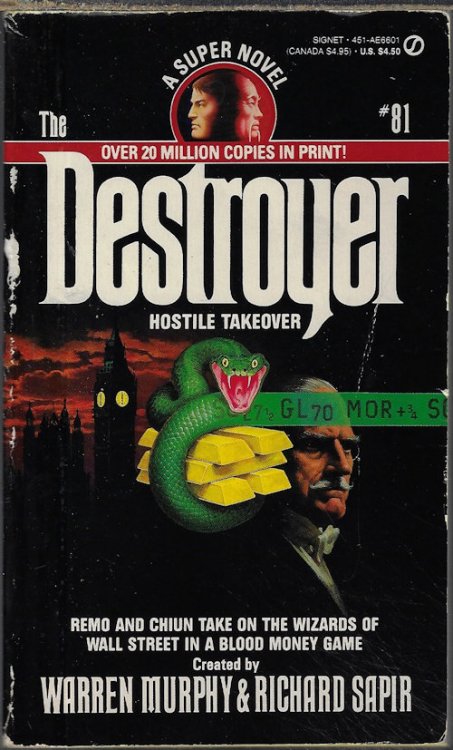 HOSTILE TAKEOVER: The Destroyer No. 81