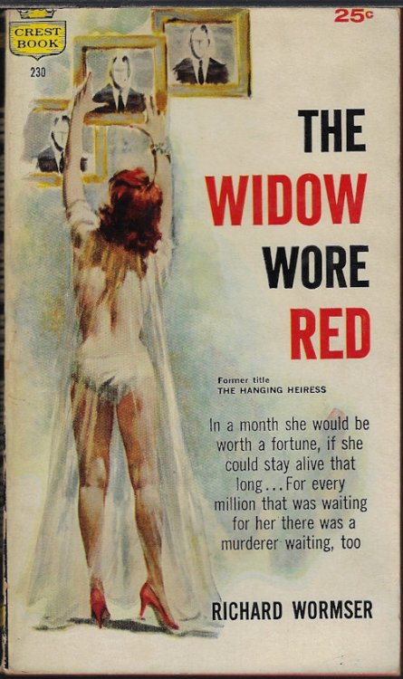 THE WIDOW WORE RED (Orig. 