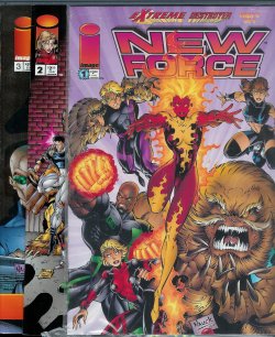 NEW FORCE (Lot): Issues #1, 2, 3, & 4