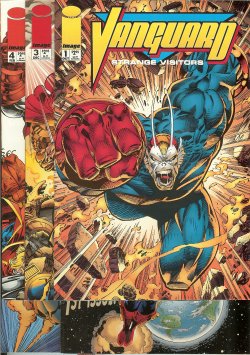 Lot of VANGUARD: Oct #1, Nov #2, Dec #3, & May #6, & VANGUARD:Strange Visitors: Oct #1, Dec #3, 7 Feb #4