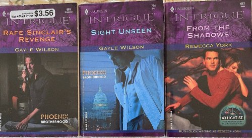 Harlequin Intrigue 3 book bundle