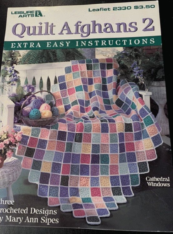 Bundle - (2) books: Leisure Arts, The Afghan Book & Quilt Afghans 2