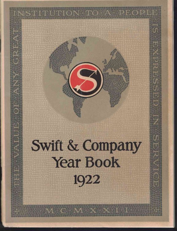 Swift & Company Year Book 1922 Covering the Activities of the Year 1921