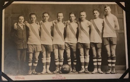 Untitled Personal Photo Album [Sports, Music, School, Misc] (CA 1910 - 1920's)