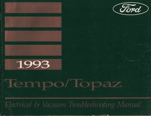 1993 Ford Tempo / Topaz Electrical & Vacuum Troubleshooting Manual (EVTM)