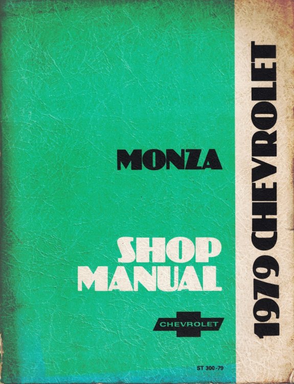 1979 Chevrolet Monza Shop Manual