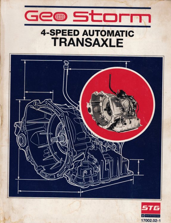 Geo Storm 4-Speed Automatic Transaxle [1990 Service Manual]
