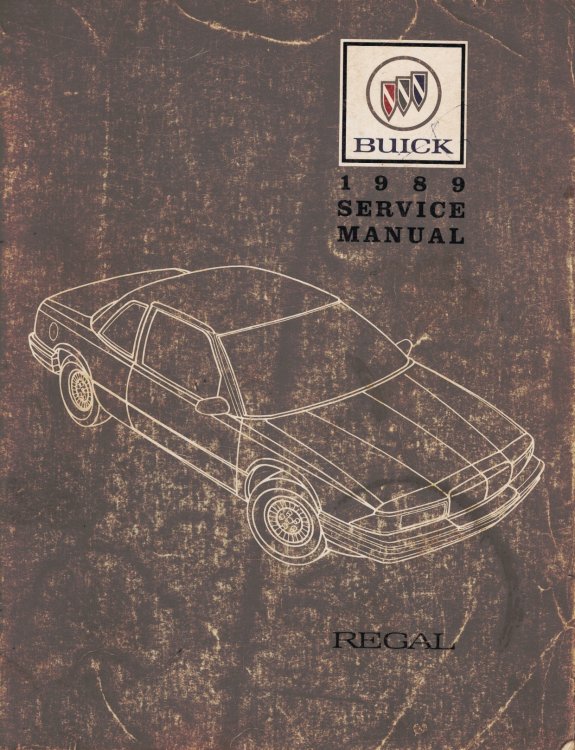1989 Buick Regal Service Manual