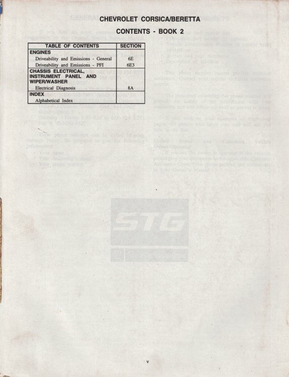1995 L Platform - Chevrolet Corsica, Beretta Service Manual (2 volume set)
