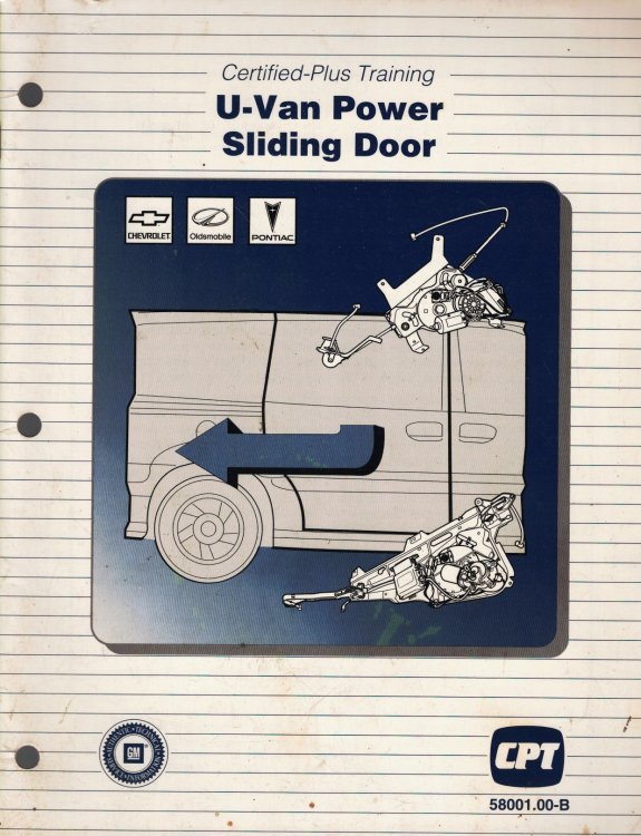 Certified-Plus Training - U-Van Power Sliding Door: Chevrolet, Oldsmobile, Pontiac