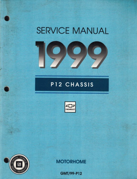 Image for 1999 Chevrolet P12 Chassis Service Manual 1999 Chevrolet P12 Chassis Service Manual