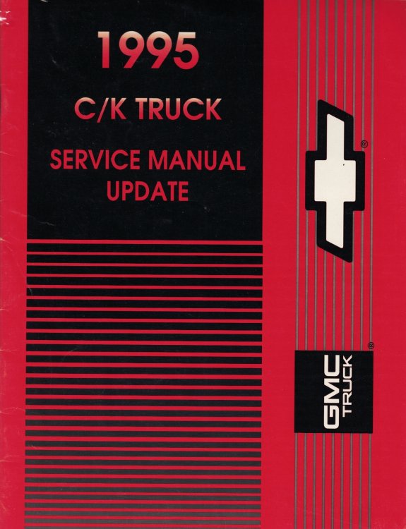1995 Chevrolet / GMC Truck - C/K Truck Service Manual Update