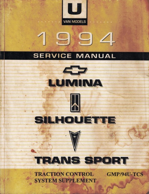 1994 U-Van Models - Chevrolet Lumina, Oldsmobile Silhouette, and Pontiac Trans Sport Service Manual Supplement: Antilock Brake System with Traction Control