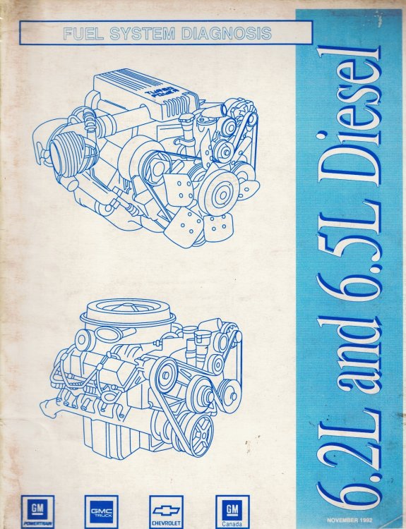 Chevrolet, GMC Truck - 6.2L and 6.5L Diesel Fuel System Diagnosis