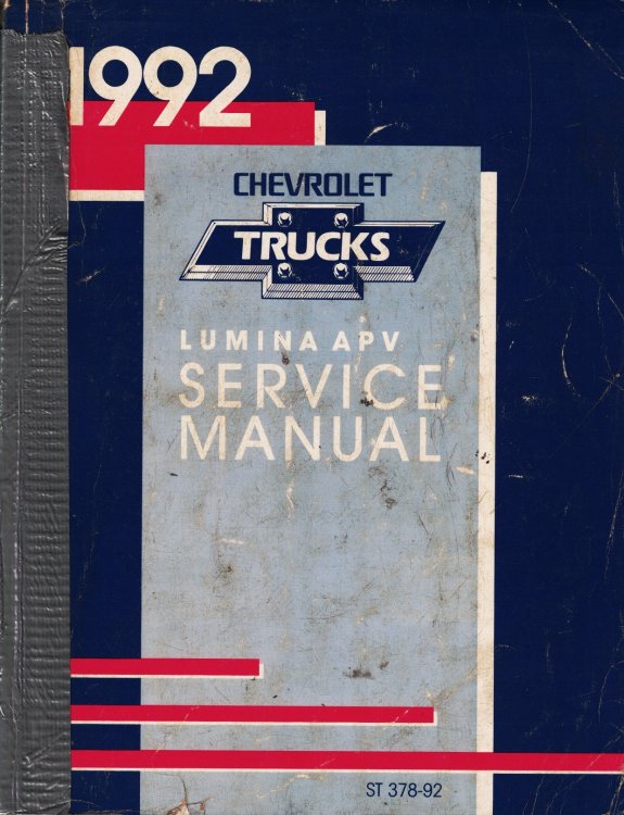 1992 Chevrolet Truck Lumina APV Service Manual