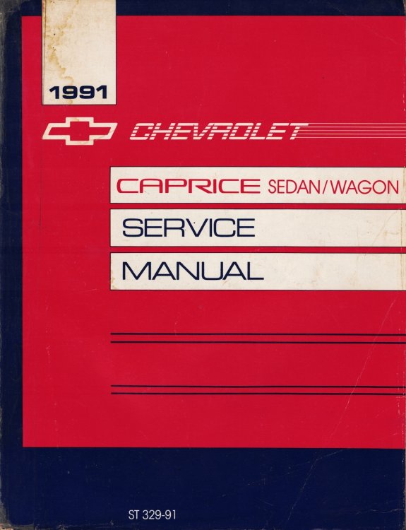 1991 Chevrolet Caprice Sedan / Wagon Service Manual