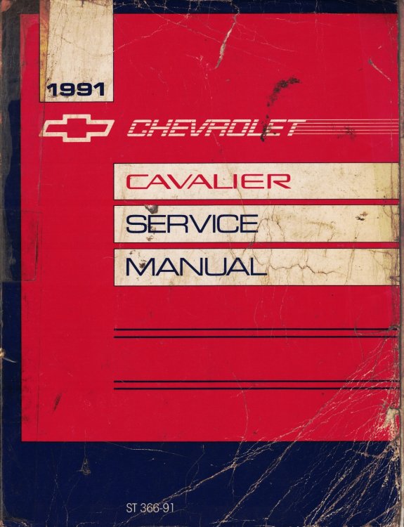 1991 Chevrolet Cavalier Service Manual