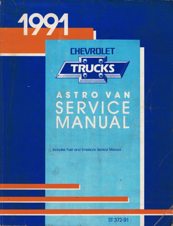 1991 Chevrolet Astro Van Service Manual