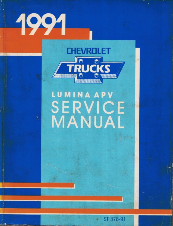 1991 Chevrolet Lumina APV Service Manual