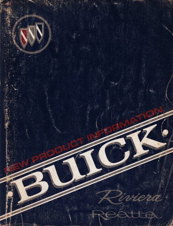 1990 Buick Riviera and Reatta New Product Information Manual
