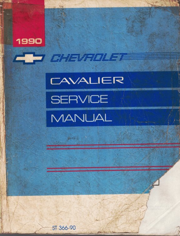 1990 Chevrolet Cavalier Service Manual