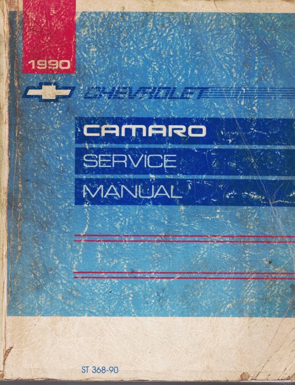 1990 Chevrolet Camaro Service Manual