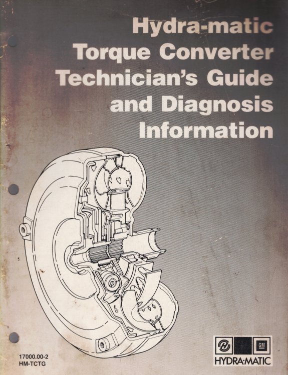 Hydra-Matic Torque Converter Technician's Guide and Diagnosis Information