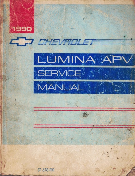 1990 Chevrolet Lumina APV Service Manual