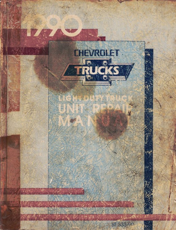 1990 Chevrolet Light Duty Truck Unit Repair Manual