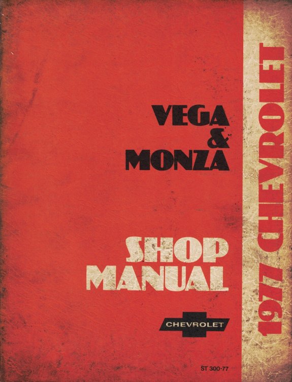 1977 Chevrolet Vega Shop Manual [Original Service Manual]