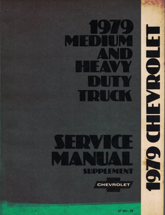 1979 Chevrolet Medium and Heavy Duty Truck Service Manual Supplement [Original]