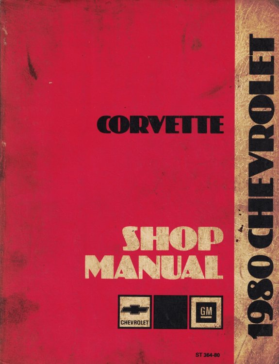 1980 Chevrolet Corvette Shop Manual [Original Service Manual]