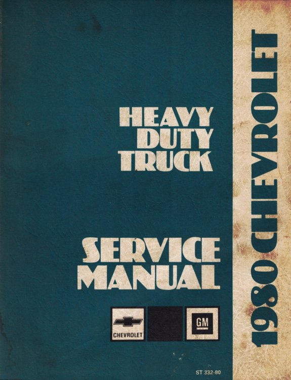1980 Chevrolet Heavy Duty Truck Service Manual [Original]