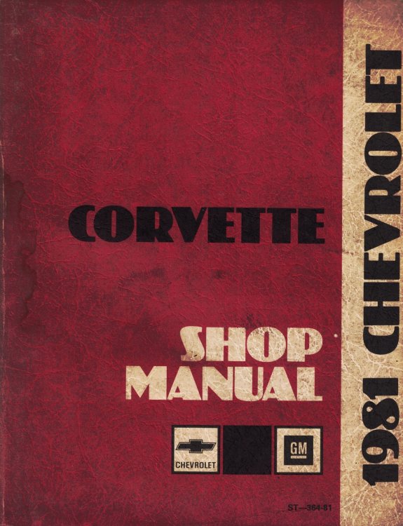 1981 Chevrolet Corvette Shop Manual [Original Service Manual]