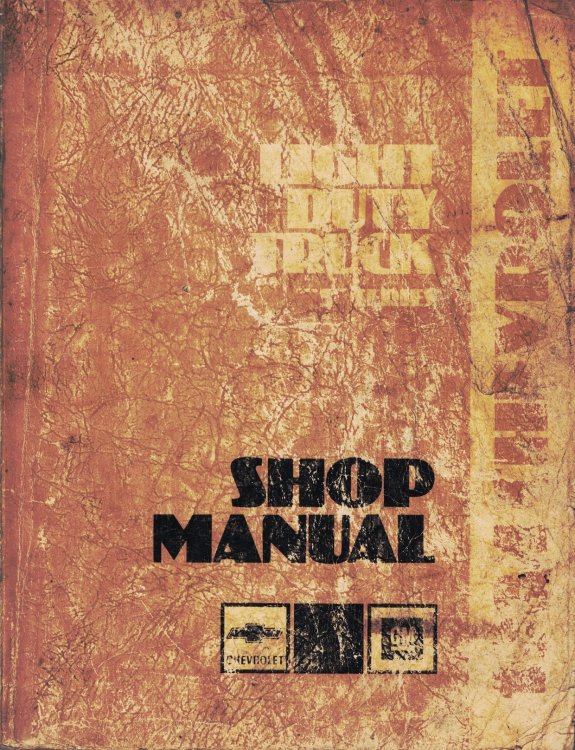 1984 Chevrolet Light Duty Truck (Series S) [S-10] Shop Manual