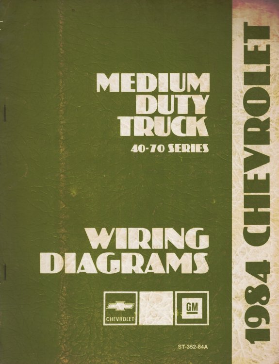 1984 Chevrolet Medium Duty Truck (40-70 Series) Wiring Diagrams [Original Service Manual]
