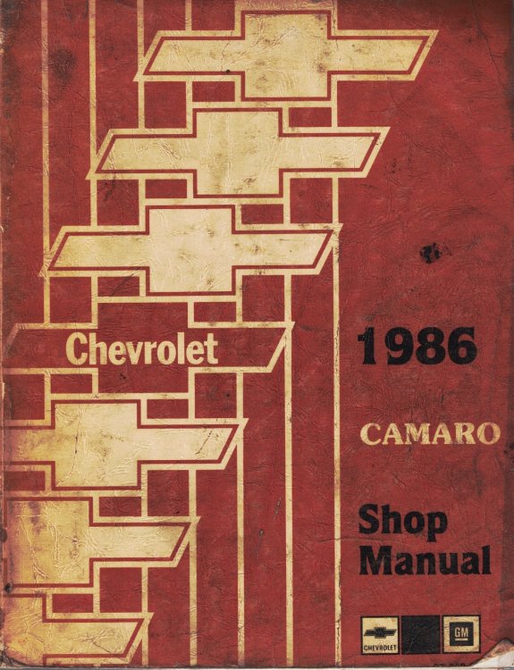 1986 Chevrolet Camaro Shop Manual; with 1986 Electrical Diagnosis Manual Supplement [Service Manual]