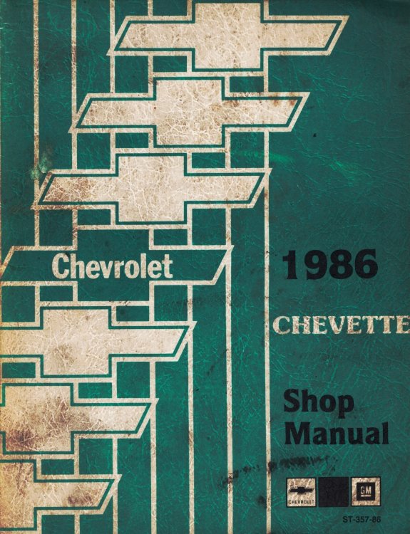 1986 Chevrolet Chevette Shop Manual [Service Manual]