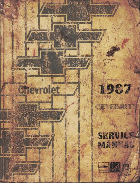 1987 Chevrolet Celebrity Service Manual; also includes the 