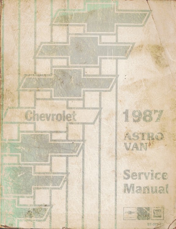 Image for 1987 Chevrolet Astro Van Service Manual 1987 Chevrolet Astro Van Service Manual