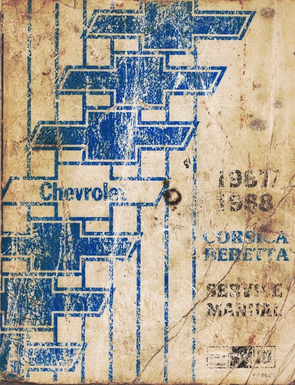 1987 / 1988 Chevrolet Corsica / Beretta Service Manual - 3 Volume Set; includes the 