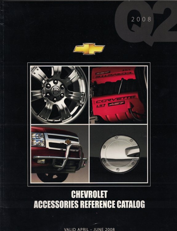 2008 Second Quarter (Q2) Chevrolet Accessories Reference Catalog