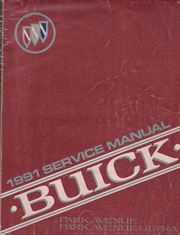 1991 Buick Park Avenue And Park Avenue Ultra Service Manual - 2 Volume Set; Includes The 