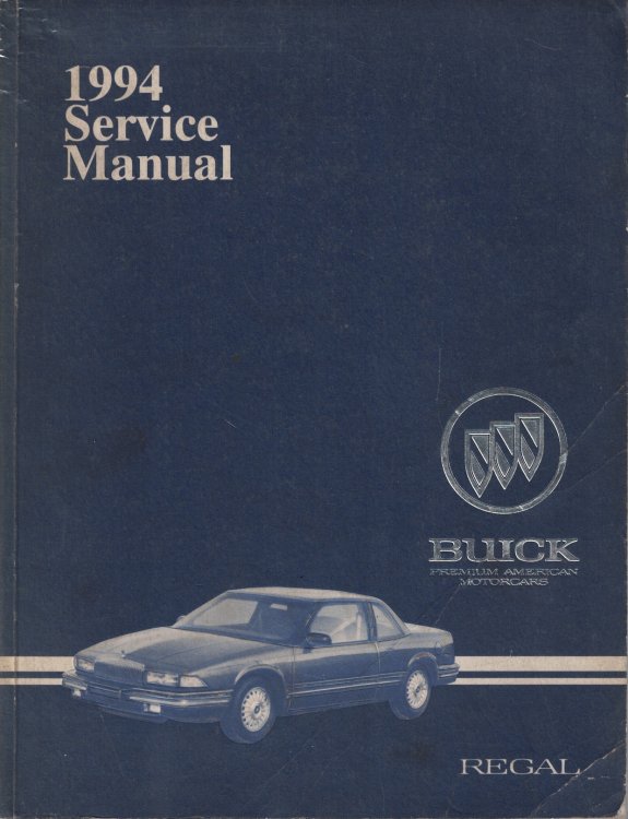 1994 Buick Regal Service Manual (2 volume set)