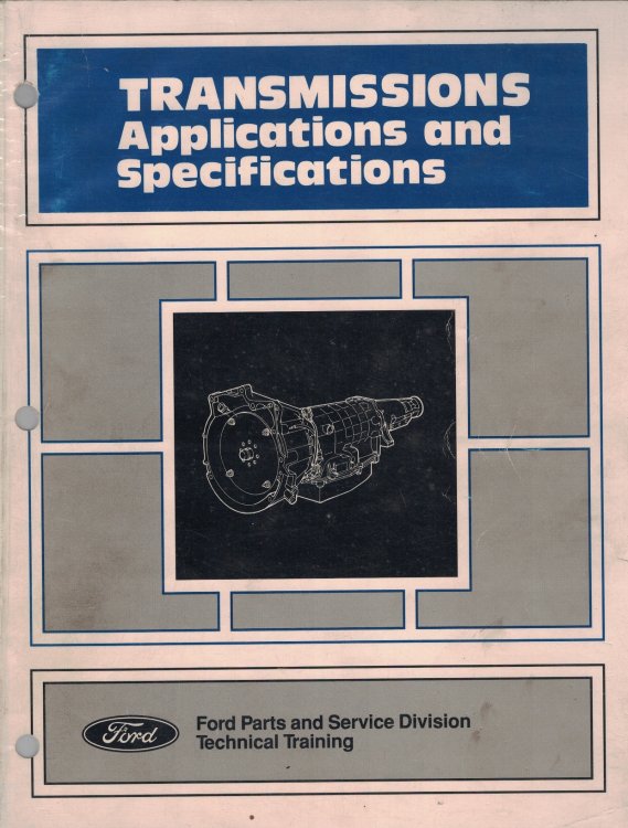1990 Ford Transmissions and Applications [Ford Parts and Service Division Technical Training]
